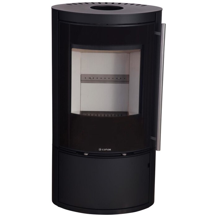 COLOR EMAJL Kaminofen Kolding, Stahl, 7 kW - schwarz