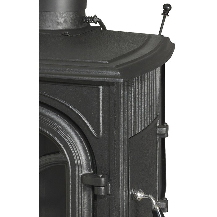 GLOBEFIRE Gussofen Quecksilber, Gusseisen, 7 kW - schwarz