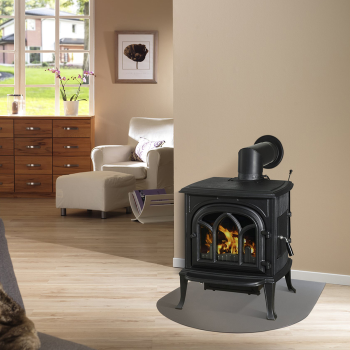 GLOBEFIRE Gussofen Quecksilber, Gusseisen, 7 kW - schwarz